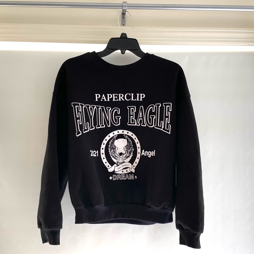 Letter Graphic Drop Shoulder Sweatshirt